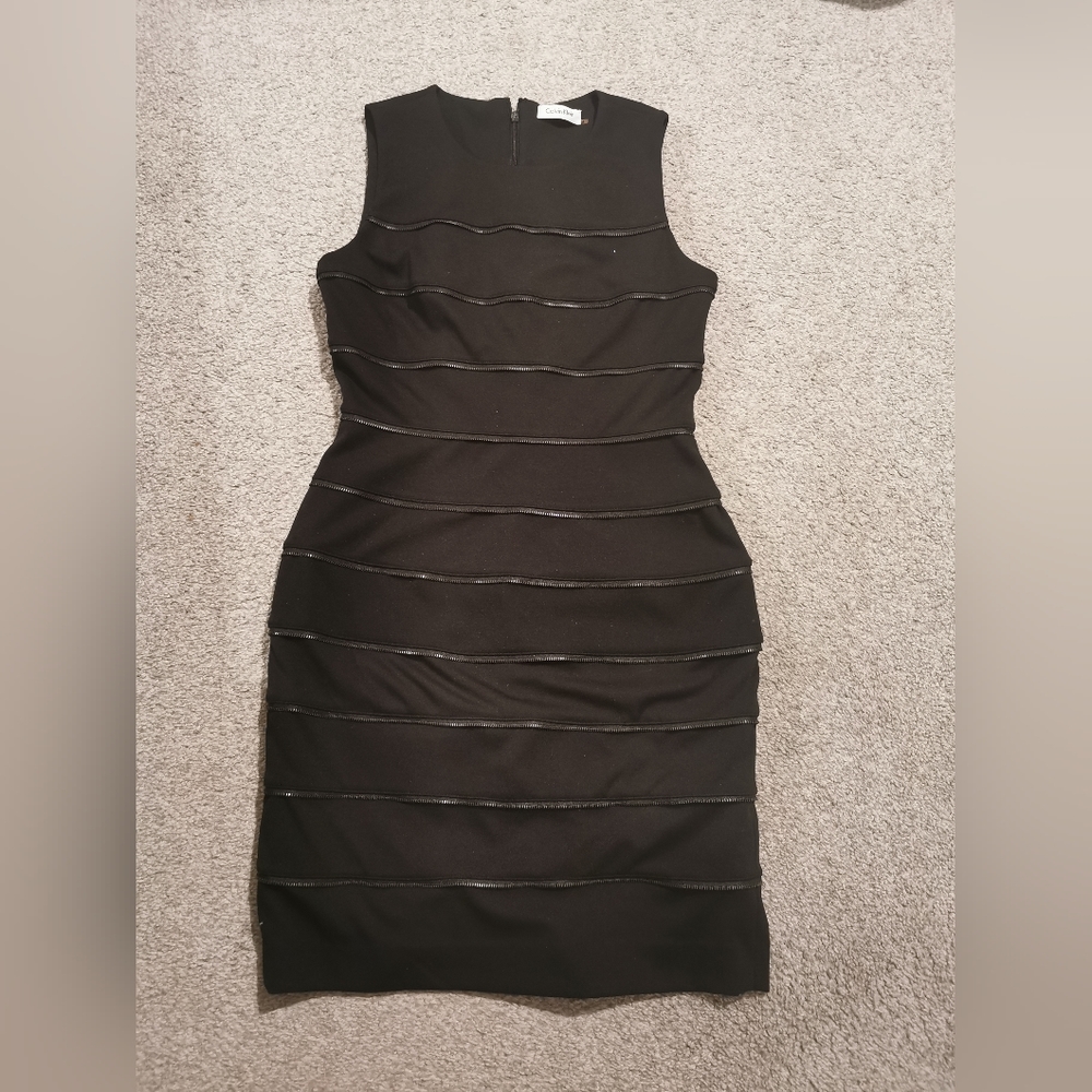 Calvin Klein sheath black dress size 4
